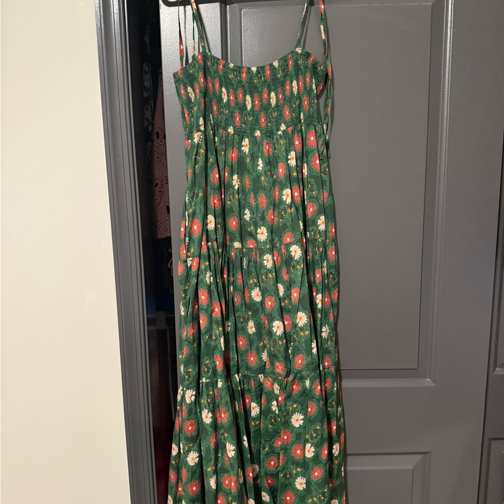 TALULAH Green Floral Maxi Dress